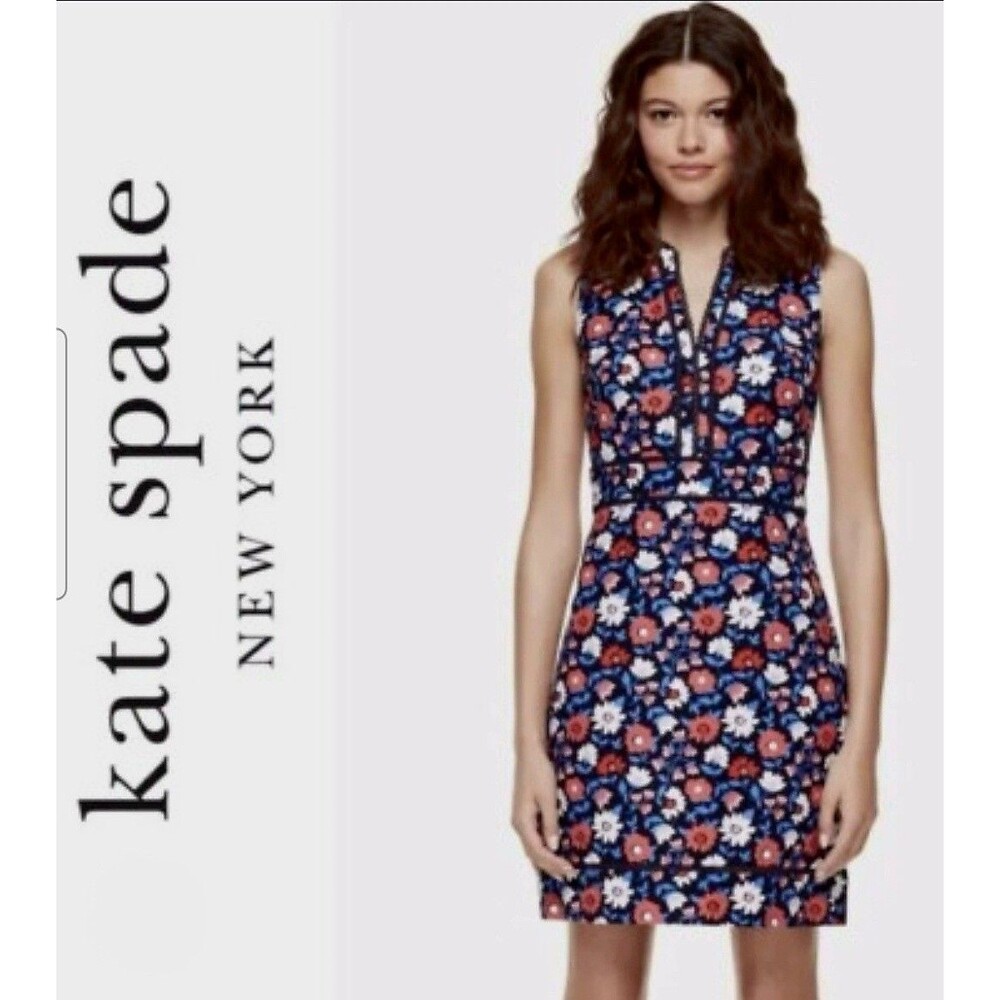 KATE SPADE Daisy Jacquard Sleeveless Sheath dress Size 6